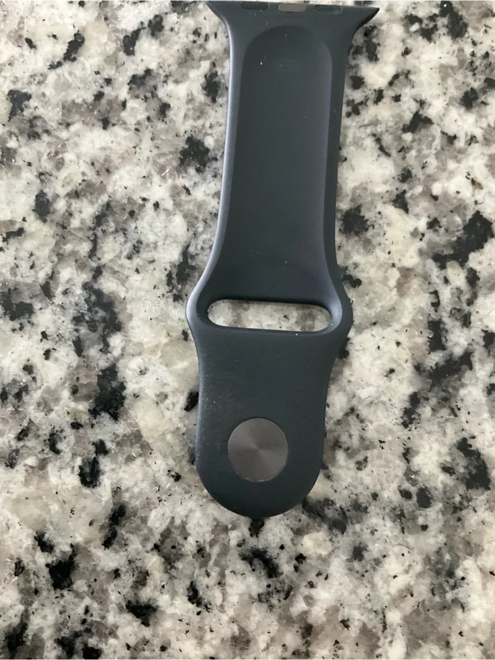 Apple Black Silicone Sport Band for Smartwatch